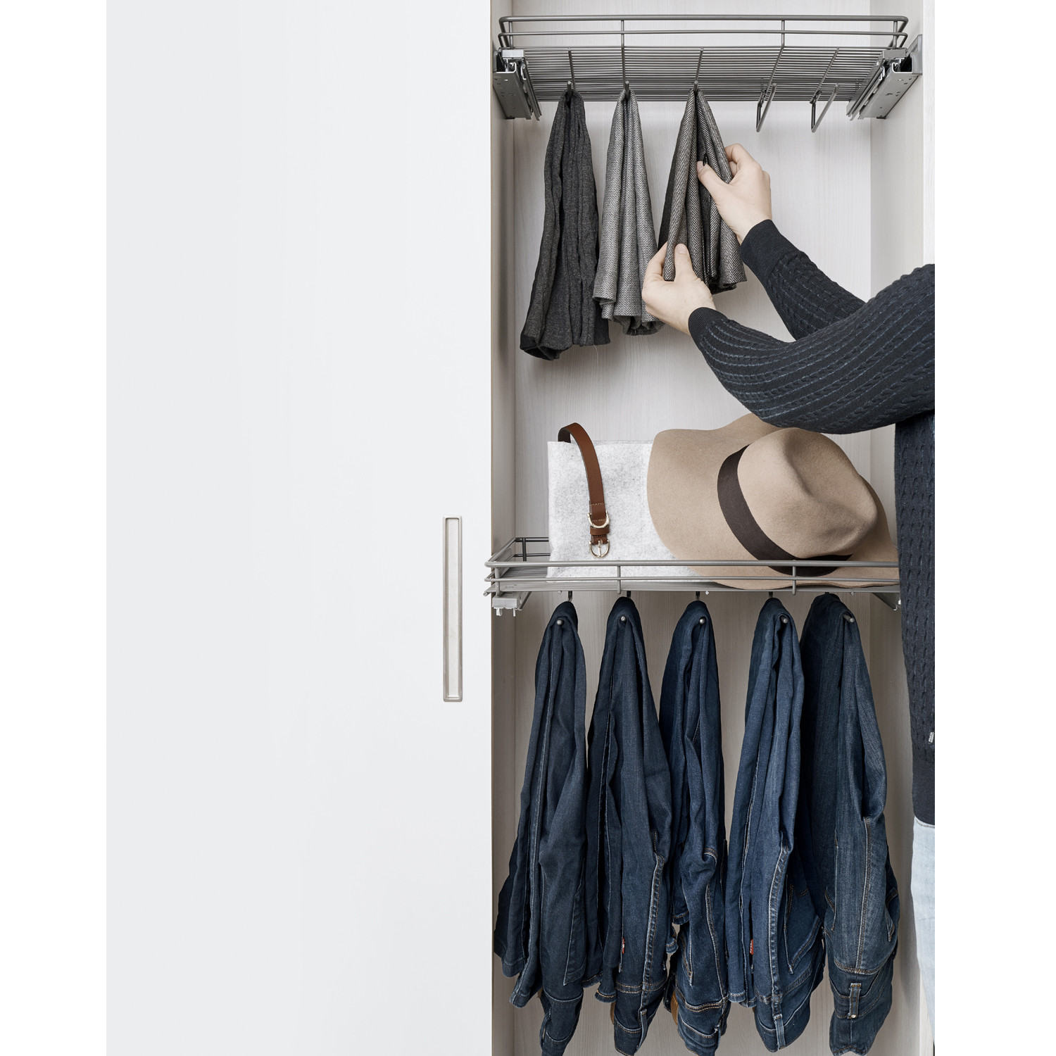 Trouser rack | with rails | LM 838 - Innovative Storage Solutions for ...