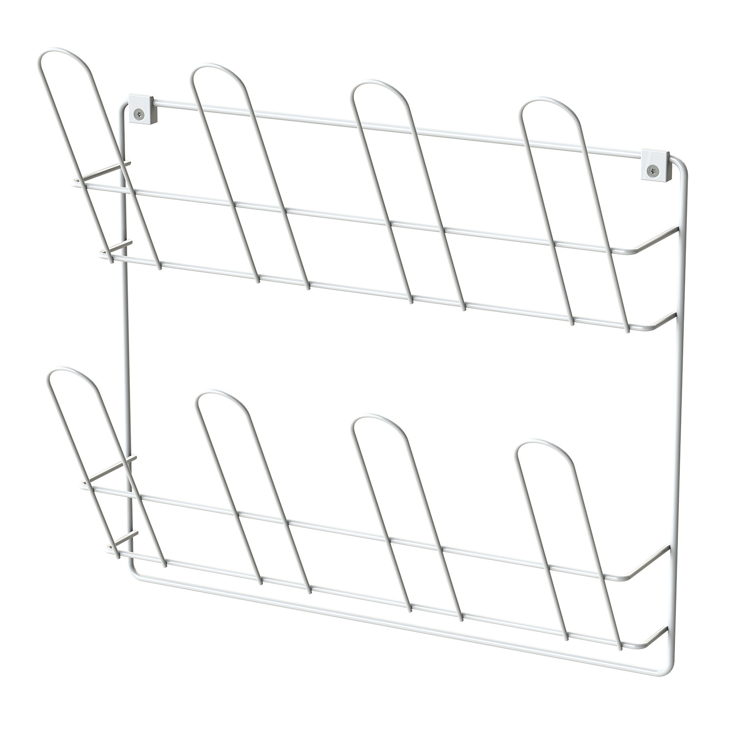 Highquality wall shoerack white material steel wire LM 322/2