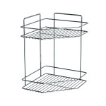 CORNER SHELF 2 LEVELS CHROME LM 593