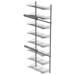 STORAGE TOWER 8 SHELVES ANTHRACITE LM 686