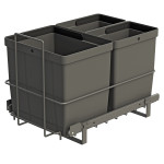 PULL-OUT WASTE SYSTEM ANTHRACITE + 3 BINS LM 79/R