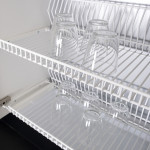 LM 93 FLAT/PLATE SHELF +HOLDERS WHITE