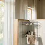 CORNER SHELF 2 LEVELS CHROME LM 593