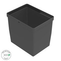 WASTE BIN ECO 16 L ANTHRACITE RECYCLED PLASTIC LM 531