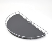 LM 684 FLOOR MAT FOR CAROUSEL (LM 227 - 830 MM) ANTHRACITE