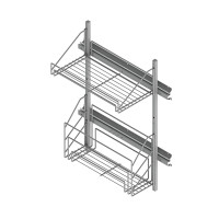 SUPPLY CART SILVER 250x500x630 LM 695