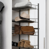 STORAGE TOWER 4 SHELVES ANTHRACITE LM 687