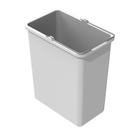 BIO WASTE BIN 10 L WHITE LM 518