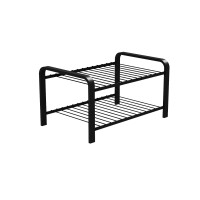 SHOE RACK BLACK 470 MM LM 390