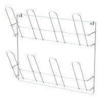 WALL-MOUNTED SHOE RACK WHITE LM 322/2