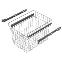 ROLLER SLIDE BASKET SILVER 337x440x320 (cabinet 366-370) LM 601