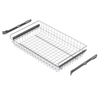 ROLLER SLIDE BASKET SILVER 737x440x140 (cabinet 766-770) LM 606