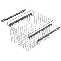 ROLLER SLIDE BASKET SILVER 437x500x320 (cabinet 466-470) LM 613