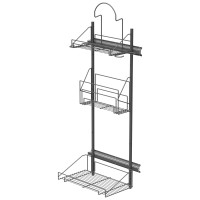 SIIVI CLEANING SUPPLIES CART ANTHRACITE LM 690