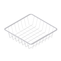 SLIDING BASKET WHITE 435x435x100 (cabinet 460-470) LM 279