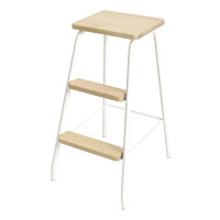 STEP STOOL WHITE/BIRCH LM 184