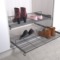 SLIDING SHOE SHELF ANTHRACITE 437x485x80 (cabinet 466-470) LM 656