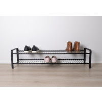 Shoe Rack Wood Black 1070 mm LM 393