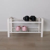 Shoe Rack Wood White Length 470mm LM 390