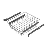 ROLLER SLIDE BASKET ANTHRACITE 337x440x140 (cabinet 366-370) LM 600