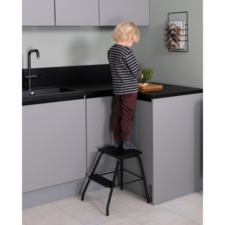 STEP STOOL BLACK/BLACK LM 185