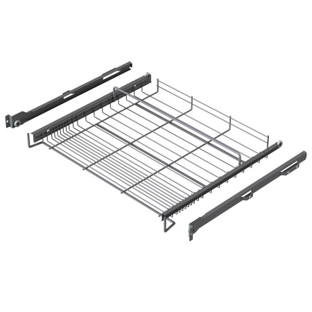 LM 646 SLIDING SHOE SHELF 500 ANTHRACITE 437x430x110 (cabinet 466-470)