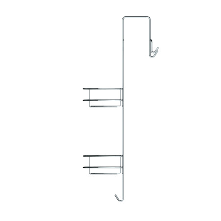 SHOWER WALL RACK FOR GLASS BRICK CHROME LM 191