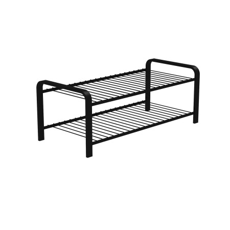 SHOE RACK BLACK 670 MM LM 391