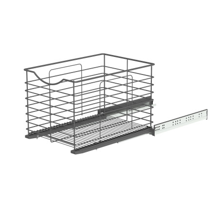 SOFT CLOSING BASKET ANTHRACITE 337x440x300 (cabinet 366-370) LM 761