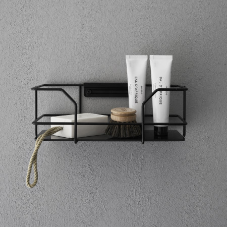 SHOWER SHELF BLACK LM 590