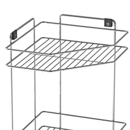 CORNER SHELF 2 LEVELS CHROME LM 593