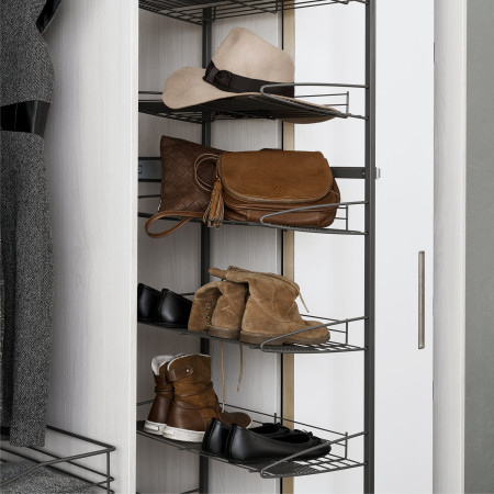 STORAGE TOWER 8 SHELVES ANTHRACITE LM 686