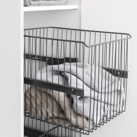 PULL-OUT LAUNDRY BASKET ANTHRACITE LM 682