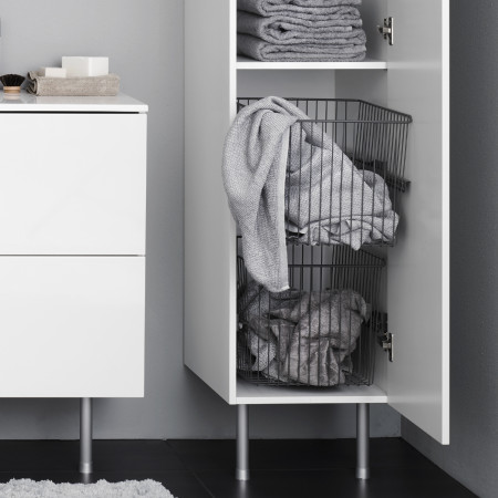 PULL-OUT LAUNDRY BASKET ANTHRACITE LM 682