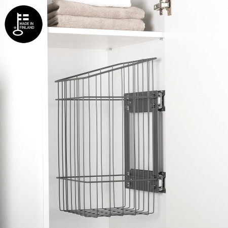 PULL-OUT LAUNDRY BASKET ANTHRACITE LM 683