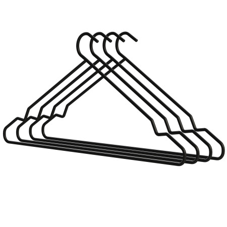 HANGER (4 PCS) BLACK LM 117