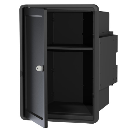 JEMMA LOCKABLE CABINET ANTHRACITE/BLACK LM 830