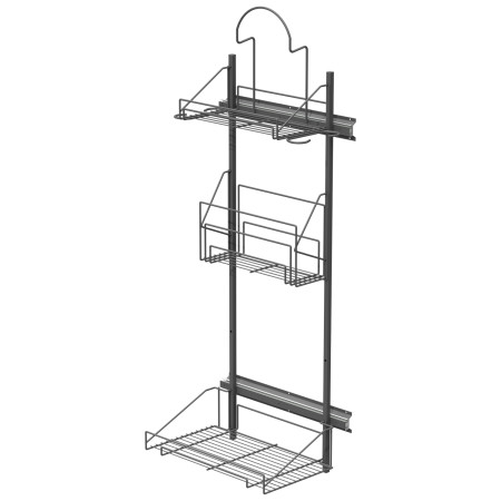 SIIVI CLEANING SUPPLIES CART ANTHRACITE LM 690