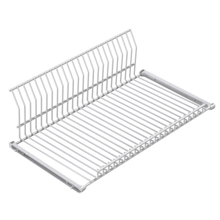 LM 93 FLAT/PLATE SHELF +HOLDERS WHITE