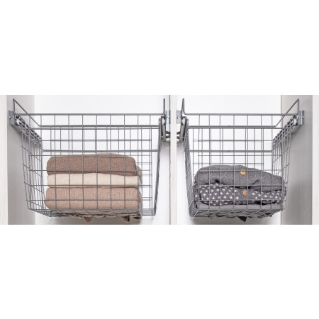 ROLLER SLIDE BASKET ANTHRACITE 437x340x320 (cabinet 466-470) LM 313