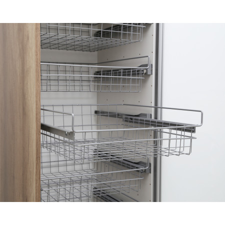 ROLLER SLIDE BASKET SILVER 537x500x140 (cabinet 566-570) LM 614