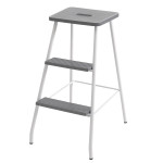 STEP STOOL WHITE/GREY LM 182