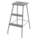 STEP STOOL SILVER/GREY LM 182