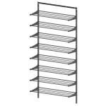 WALL RAIL SYSTEM ANTHRACITE M900 8 SHELVES LM 840