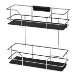 BATHROOM SHELF 2 LEVELS CHROME LM 592