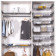 CLOTHES RAIL ANTHRACITE 25x1162 MM LM 334