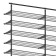 WALL RAIL SYSTEM ANTHRACITE M1800 16 SHELVES LM 840