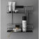 BATHROOM BASKET 2 LEVELS CHROME/BLACK LM 592