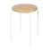 FOOTSTOOL WHITE/BEECH LM 179