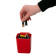 BATTERY WASTE BIN 0,5 L RED LM 524